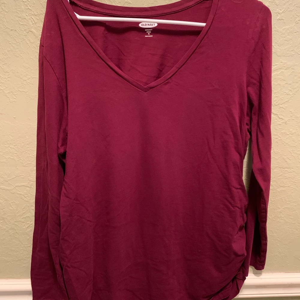 XL old navy maternity shirt
